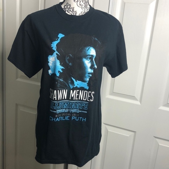 Gildan Shawn Mendes Illuminate World Tour Concert T Shirt M - Picture 1 of 5